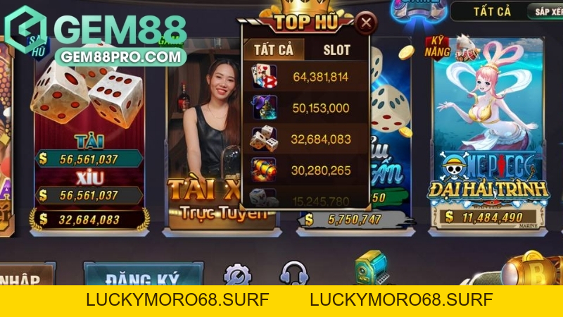 Sảnh Nổ Hũ B52 - Khám Phá Thế Giới Game Đổi Thưởng Tại Gem88 - Luckymoro68