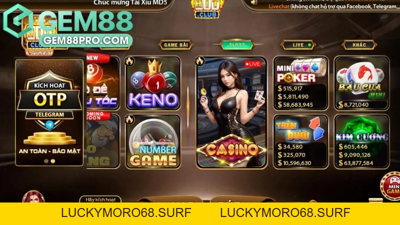 HitClub - Khám Phá Sảnh Nổ Hũ Giải Trí Cùng Gem88 2026 - Luckymoro68