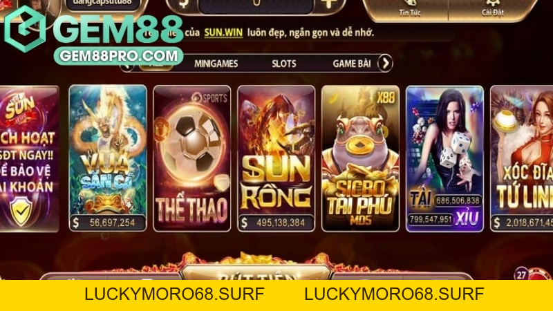 SunWin – Cổng Game Nổ Hũ Đổi Thưởng Số 1 Tại Gm88 - Luckymoro68